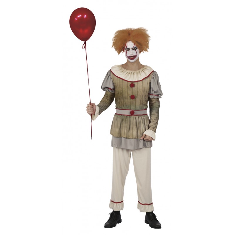 Costume de clown tueur ça pas cher pour homme Halloween