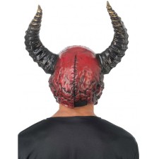 Arrière masque de démon pour Halloween
