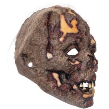 Masque de zombie calciné réaliste pour Halloween