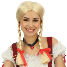 Perruque bavaroise blonde