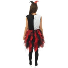 Dos tenue Arlequin femme pour Halloween