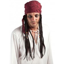 Perruque de pirate pour homme