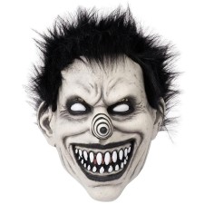 Masque de clown tueur noir et blanc