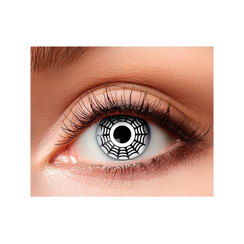 Lentilles d'Halloween toile d'araignée Lentilles d'Halloween toile d'araignée