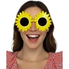 Lunettes fleurs jaunes