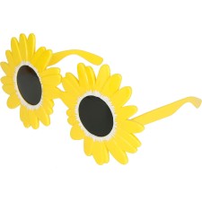 Lunettes marguerites jaunes pour déguisement