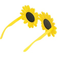 Lunettes en forme de fleurs accessoire de déguisement