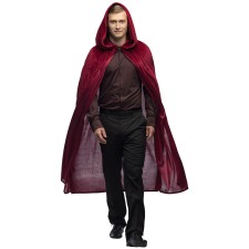 Cape Halloween homme avec capuche