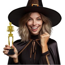 Trophée en forme de squelette meilleur déguisement d'Halloween