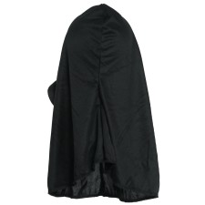 Dos cagoule noire Halloween accessoire de déguisement