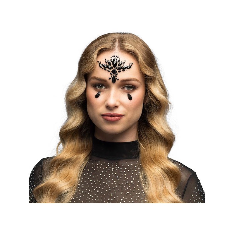 Strass visage Halloween gothiques Strass visage Halloween gothiques