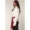 Kit d'accessoires pirate adulte avec foulard et ceinture