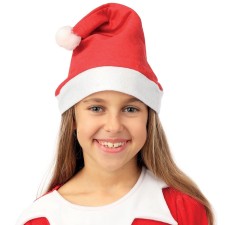 Bonnet de Père Noël pour enfant