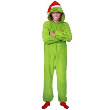 Combinaison Kigurumi Grinch adulte