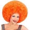 Perruque disco orange femme