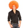 Perruque afro homme orange