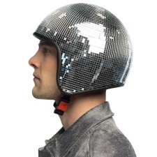 Casque accessoire de déguisement disco