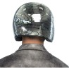 Accessoire casque effet boule à facettes argent adulte