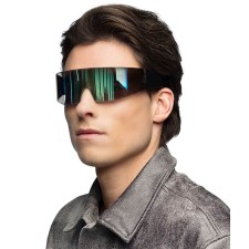 Lunettes futuristes noires