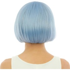 Perruque cosplay manga bleue femme