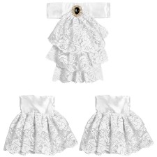 Jabot en dentelle pour déguisement