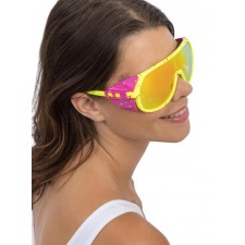 Lunettes de déguisement fluo skieur