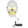 Masque lumineux squelette pour Halloween