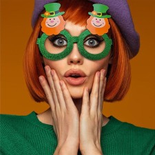 Accessoire lunettes Leprechaun pour déguisement Saint-Patrick