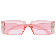 Lunettes roses thème années 2000 pour déguisement