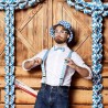 Accessoire de déguisement Oktoberfest bob bleu et blanc