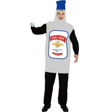 Costume en forme de bouteille de vodka pour adulte