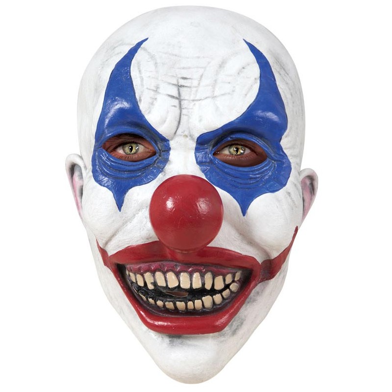 Masque de clown tueur en latex intégral pour Halloween