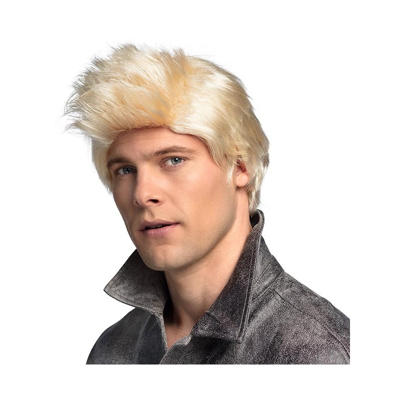 Perruque homme année 90 blonde