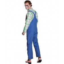 Déguisement de bûcheron zombie homme pour Halloween
