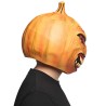 Masque Halloween en latex citrouille
