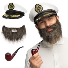 Accessoires de déguisement capitaine de bateau