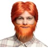 Perruque rousse homme