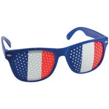 Lunettes bleu blanc rouge France
