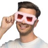 Lunettes festives roses avec peluche
