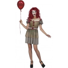 Costume de clown style ça femme pour la fête d'Halloween