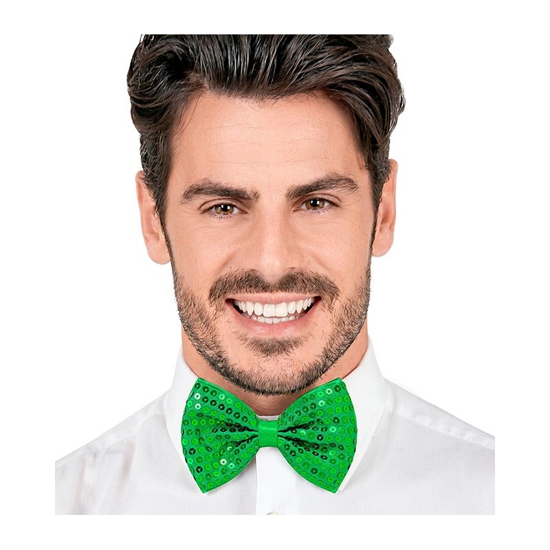 Noeud papillon de déguisement vert