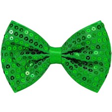 Noeud papillon sequins vert