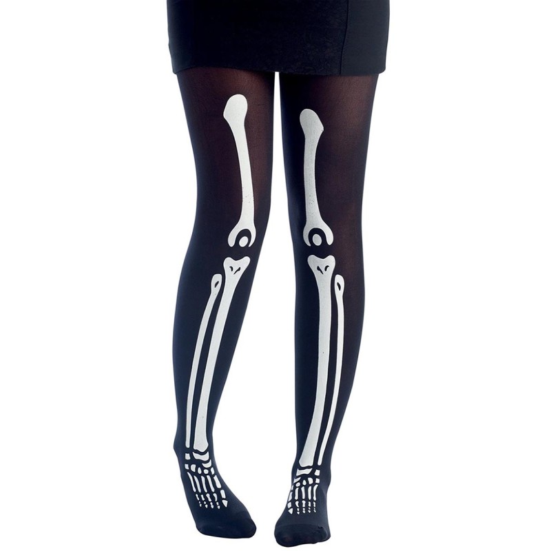 Collant squelette femme Halloween