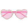Lunettes en forme de coeur roses