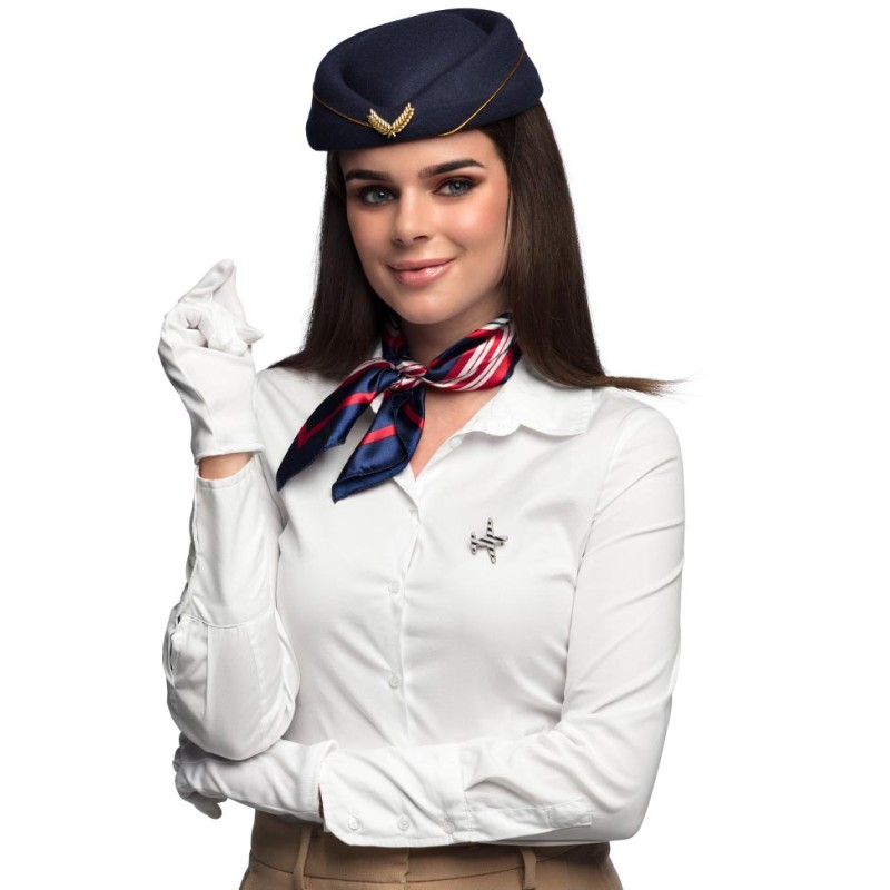 Accessoires de déguisement hôtesse de l'air