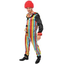 Déguisement de clown tueur coloré