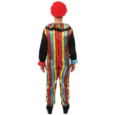 Costume Halloween de clown tueur de dos
