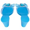 Chaussures de princesse bleues pour déguisement enfant