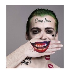 Tatouages Halloween de clown fou