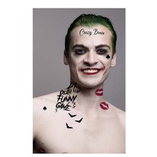 Tatouages visage Halloween clown
